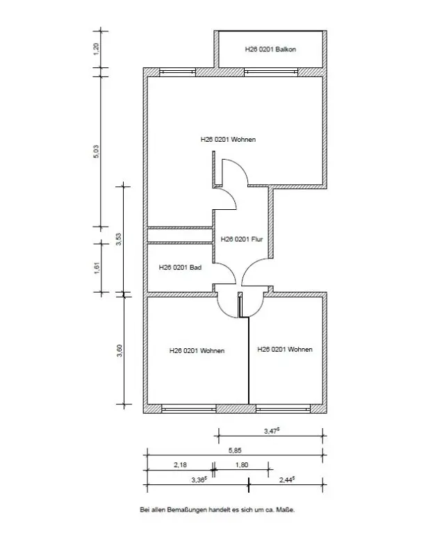 3 Zimmer Wohnung mit 57 m² in Senftenberg – Bild 6
