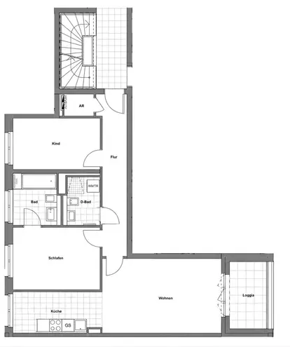 3 Zimmer Wohnung mit 78 m² in Berlin – Bild 3