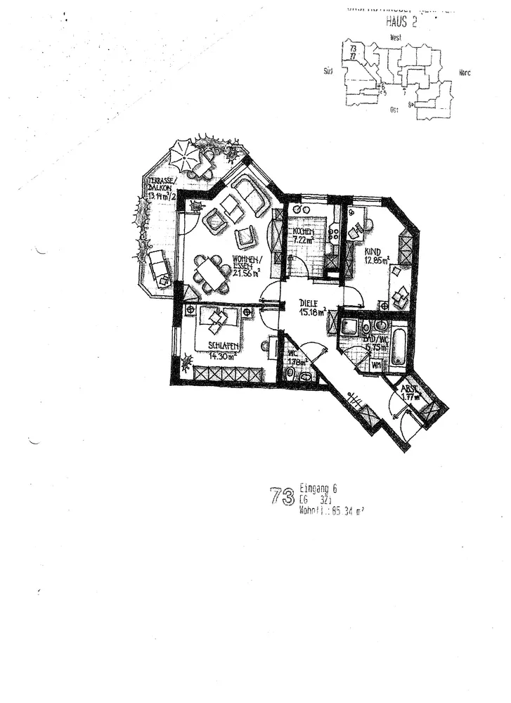 3 Zimmer Wohnung mit 86 m² in Kempten (Allgäu) – Bild 6