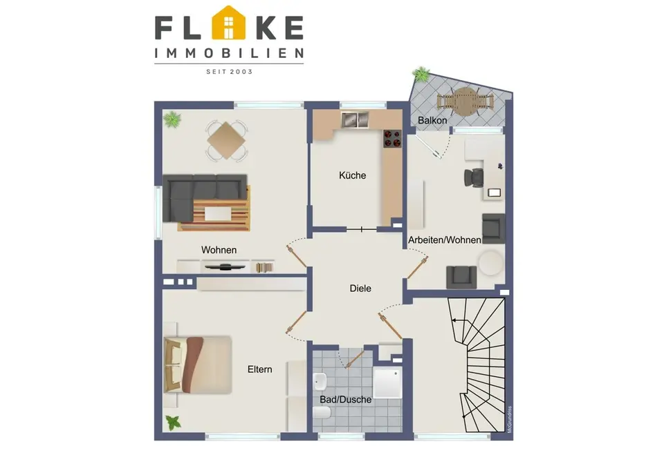 4 Zimmer Wohnung mit 62 m² in Recklinghausen – Bild 10