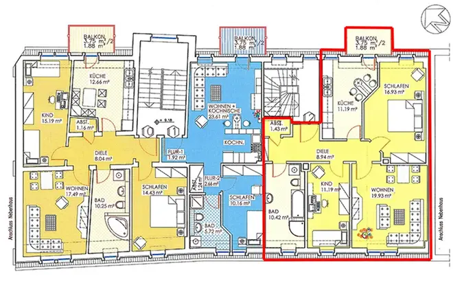 3 Zimmer Wohnung mit 82 m² in Dresden – Bild 12
