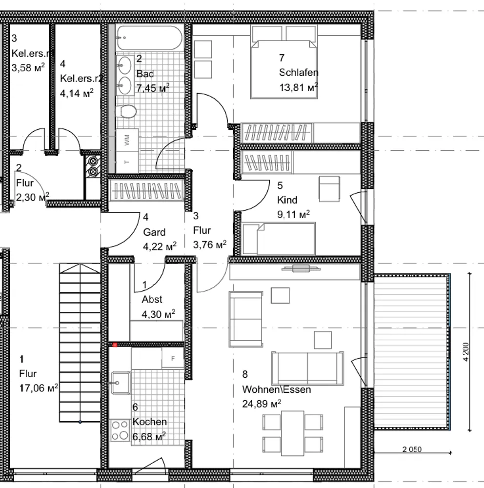 3 Zimmer Wohnung mit 78 m² in Regensburg – Bild 5