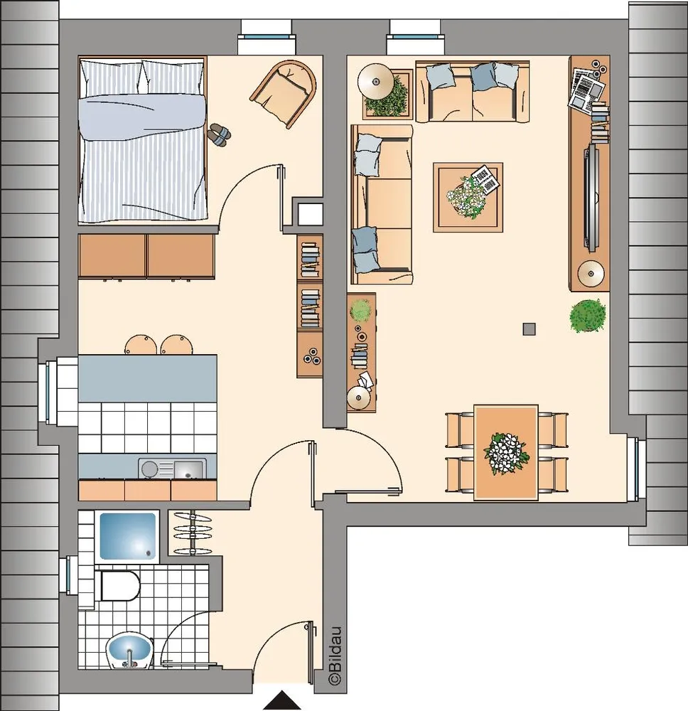 3 Zimmer Wohnung mit 43 m² in Gelsenkirchen – Bild 5