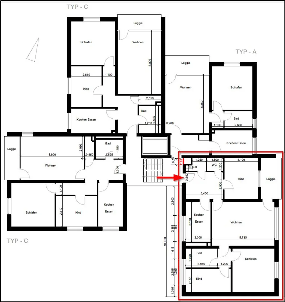 4 Zimmer Wohnung mit 86 m² in Siegen – Bild 1