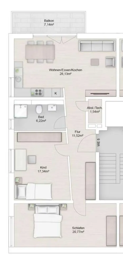 3 Zimmer Wohnung mit 90 m² in Mannheim – Bild 12