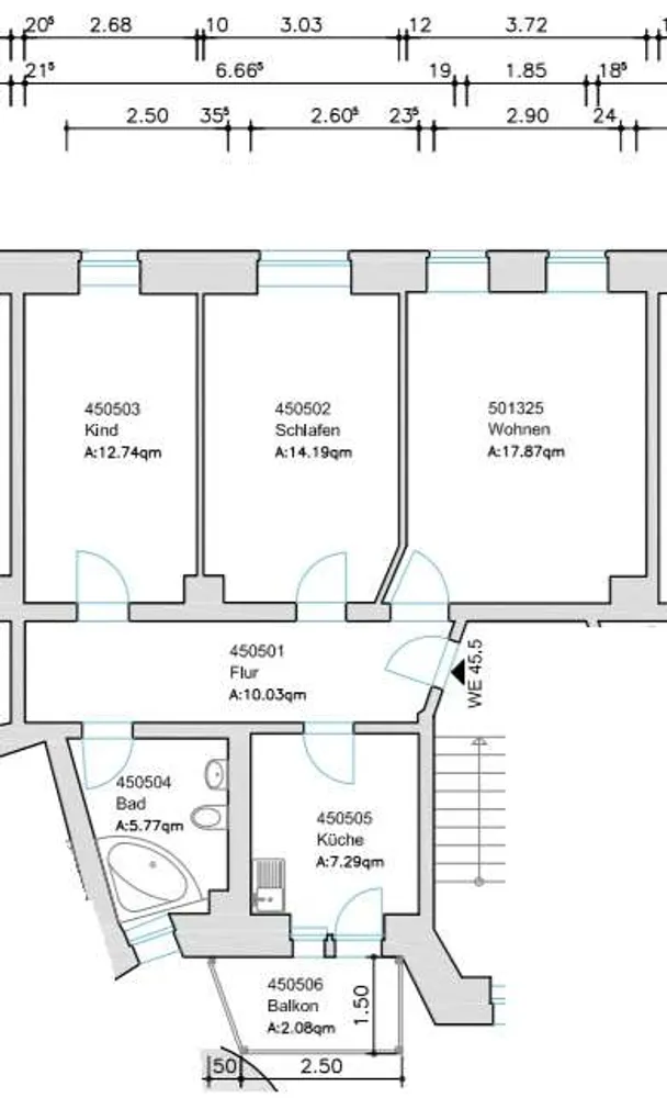 3 room apartment with 70 m² in Chemnitz – Photo 4