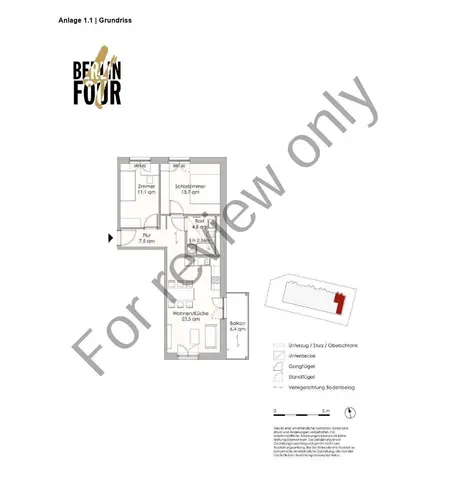 3 Zimmer Wohnung mit 64 m² in Berlin – Bild 10