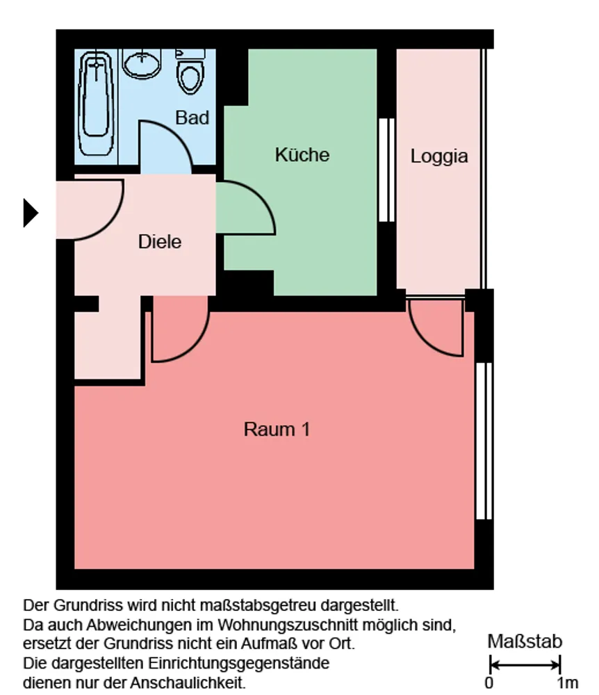 1 Zimmer Wohnung mit 41 m² in Iserlohn – Bild 6