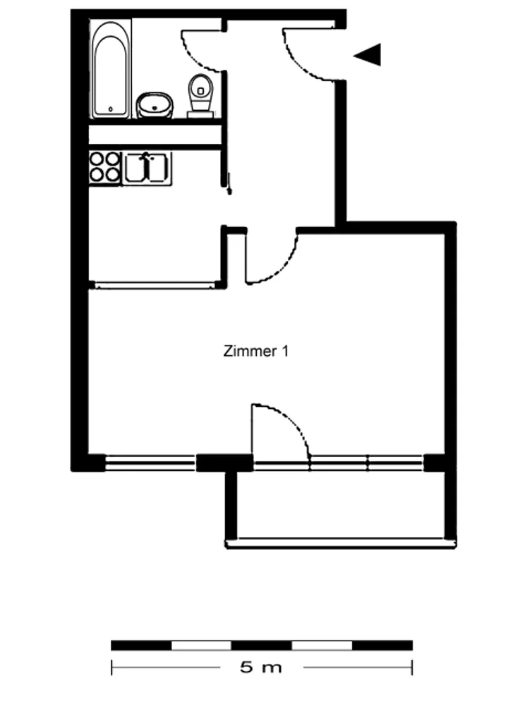 1 Zimmer Wohnung mit 36 m² in Berlin – Bild 2