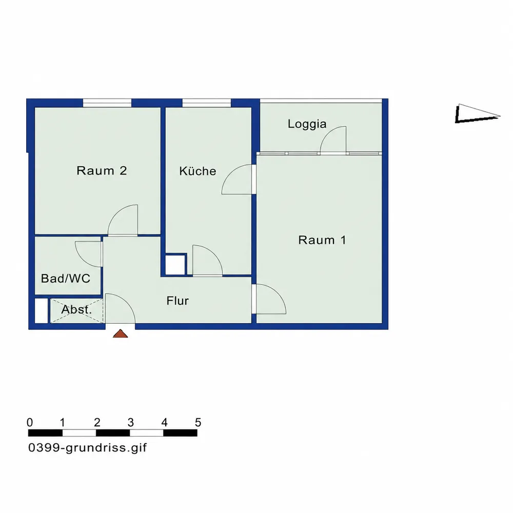 2 room apartment with 61 m² in Berlin – Photo 4