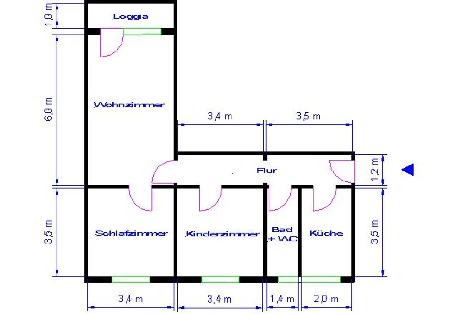 3 room apartment with 67 m² in Magdeburg – Photo 5