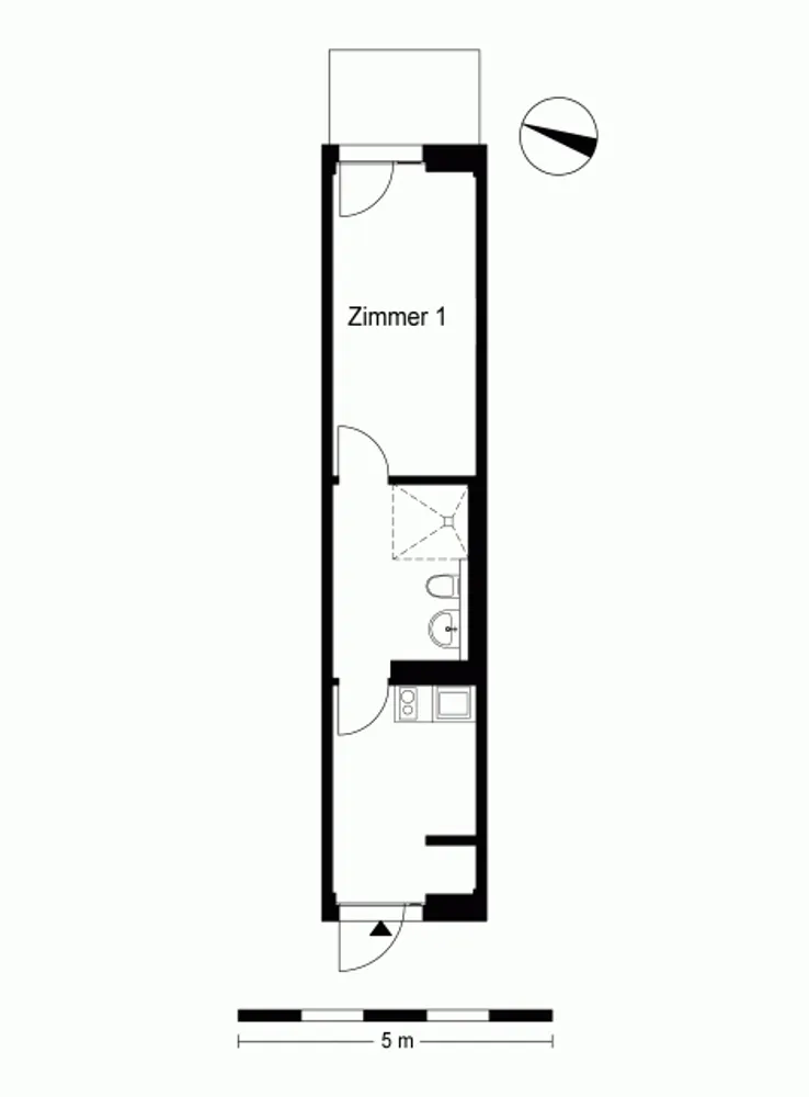 1 Zimmer Wohnung mit 27 m² in Berlin – Bild 9