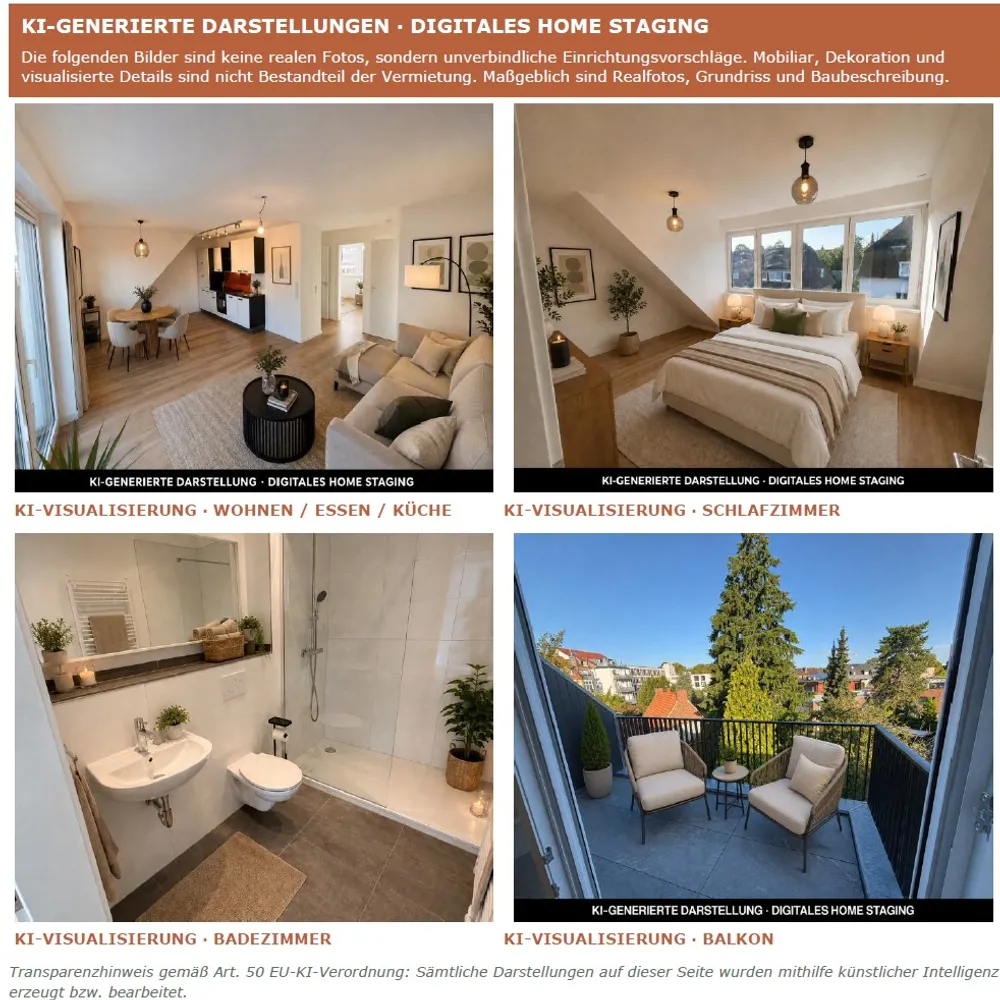 2 Zimmer Wohnung mit 55 m² in Münster – Bild 11