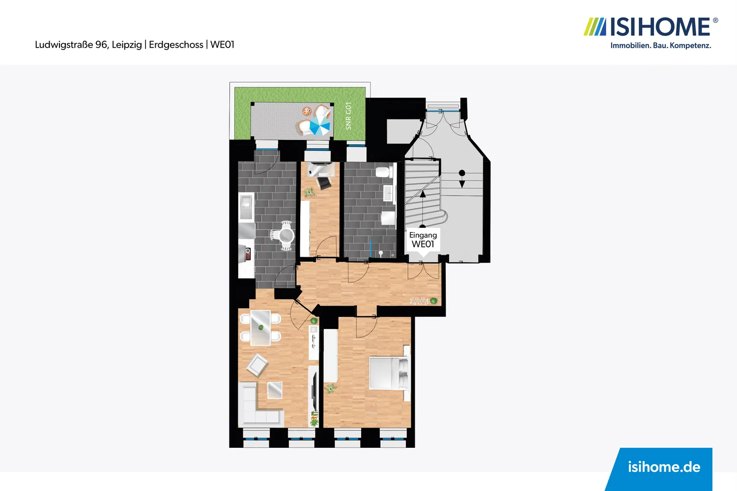 3 Zimmer Wohnung mit 68 m² in Leipzig – Bild 6