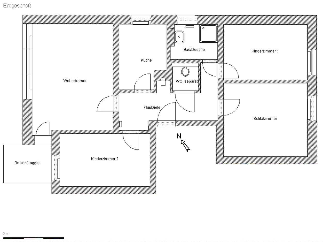 5 Zimmer Wohnung mit 82 m² in Unna – Bild 2