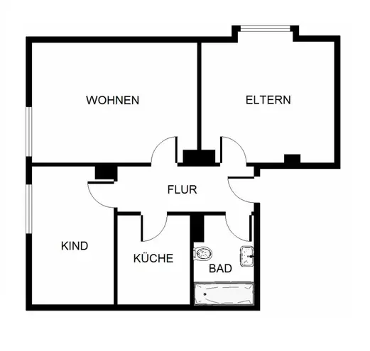 3 Zimmer Wohnung mit 54 m² in Gelsenkirchen – Bild 7
