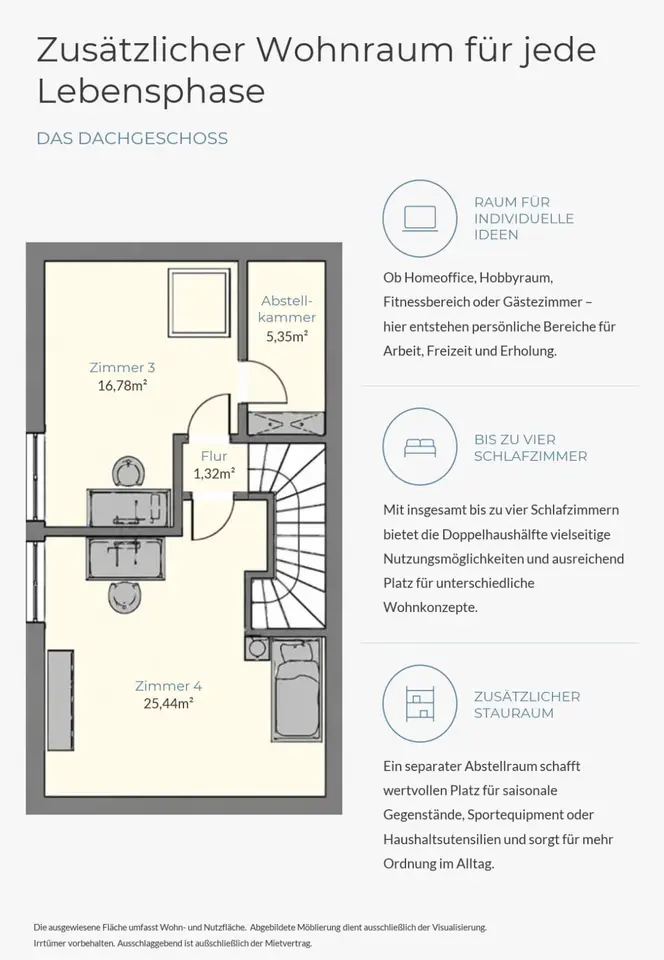 6 Zimmer Haus mit 141 m² in Mosbach – Bild 5