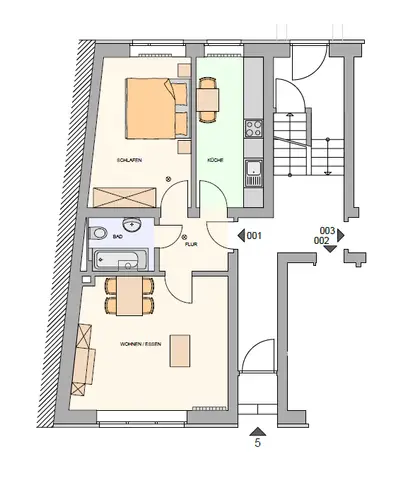 2 Zimmer Wohnung mit 50 m² in Nürnberg – Bild 12