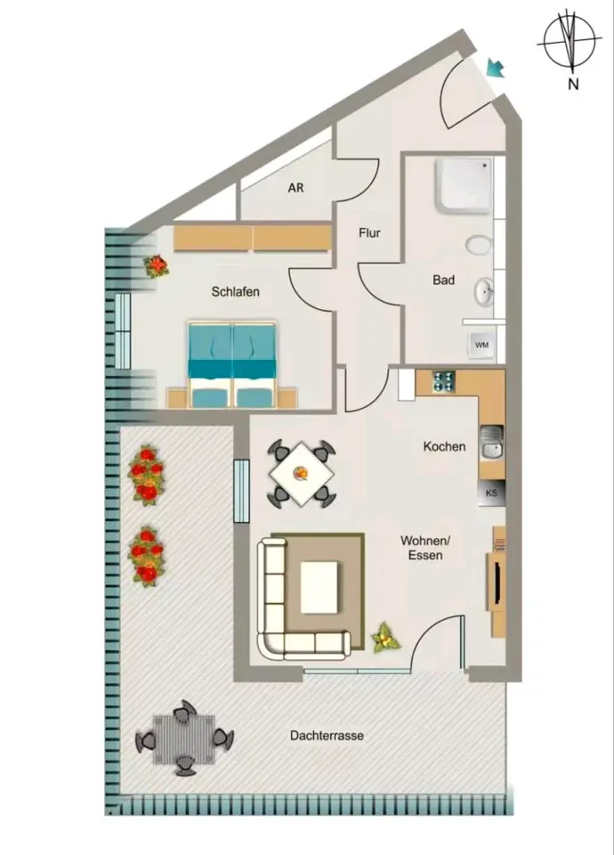 2 Zimmer Wohnung mit 80 m² in Bergisch Gladbach – Bild 10
