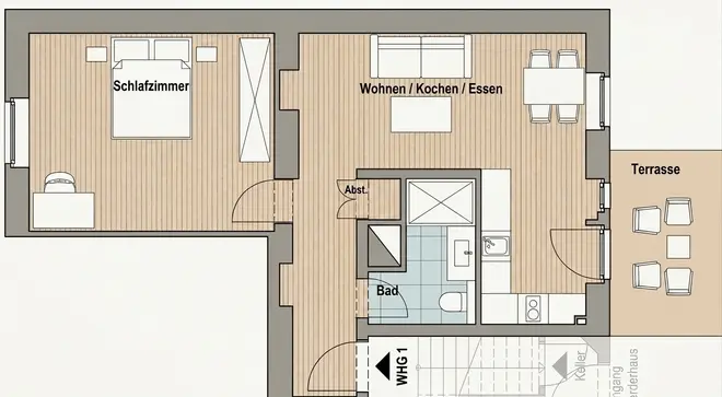 2 Zimmer Wohnung mit 57 m² in Frankfurt am Main – Bild 12