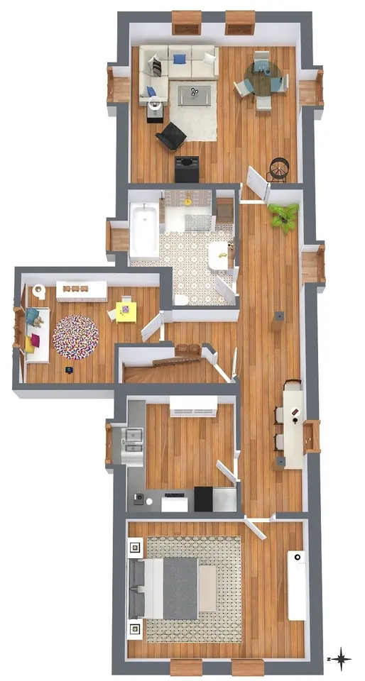 3 Zimmer Wohnung mit 88 m² in Bruchsal – Bild 5
