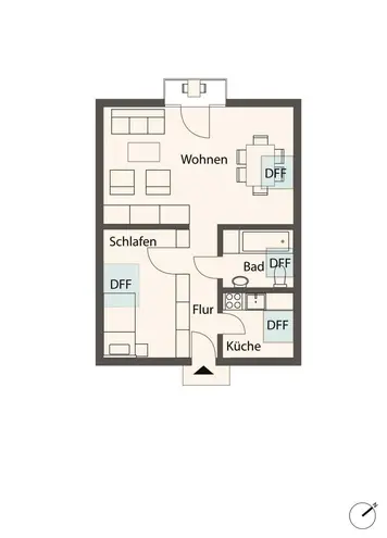 2 Zimmer Wohnung mit 50 m² in Stuttgart – Bild 7