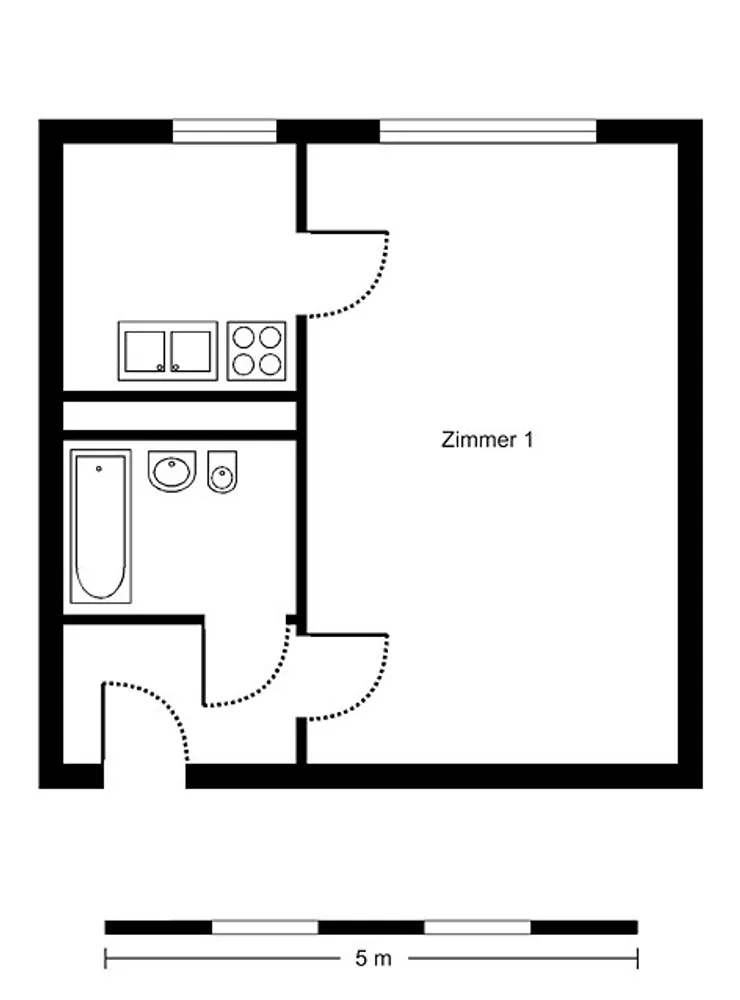 1 Zimmer Wohnung mit 33 m² in Berlin – Bild 3