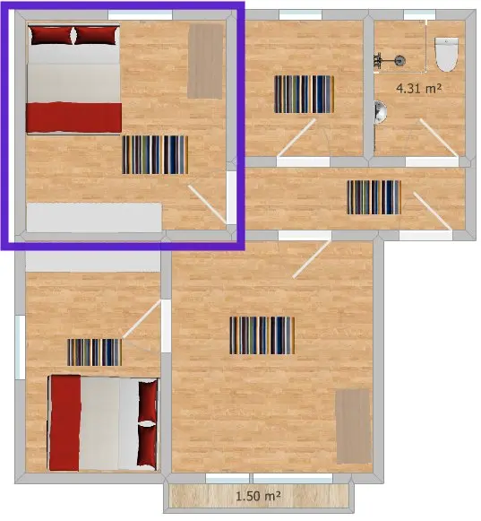 2 Zimmer Wohnung mit 15 m² in Braunschweig – Bild 10