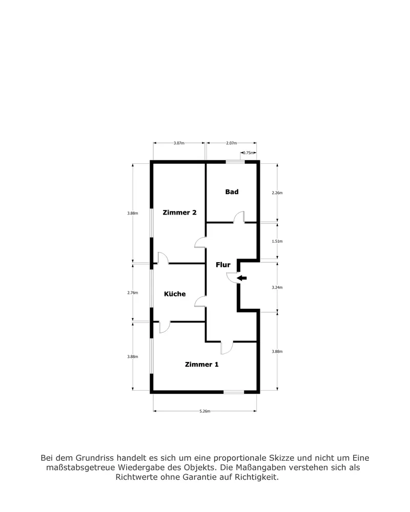 2 Zimmer Wohnung mit 54 m² in Leipzig – Bild 3