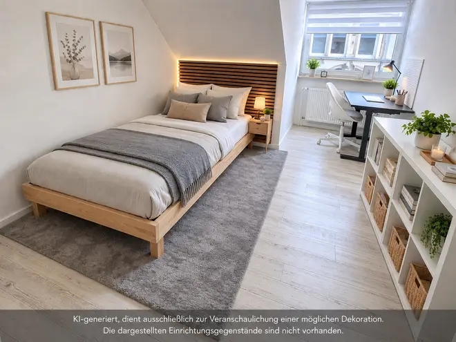 1 Zimmer Wohnung mit 17 m² in Mannheim – Bild 1
