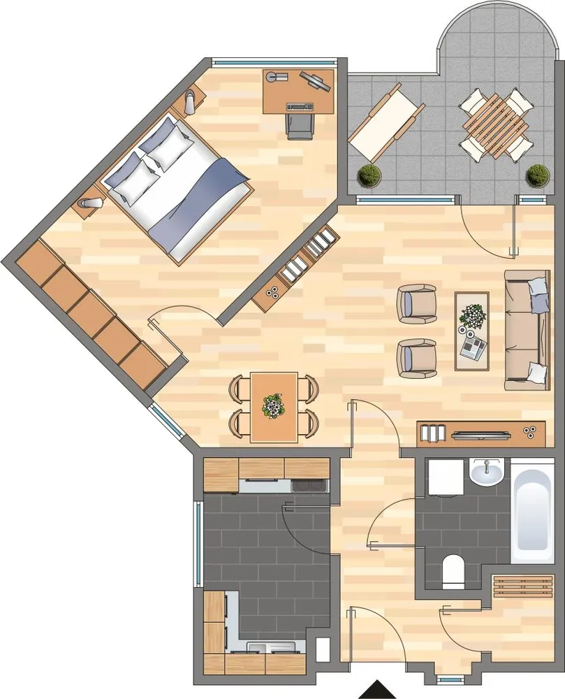 3 Zimmer Wohnung mit 54 m² in Dortmund – Bild 2