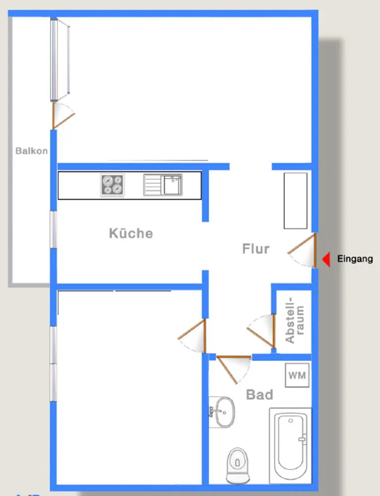 2 Zimmer Wohnung mit 55 m² in Duisburg – Bild 10