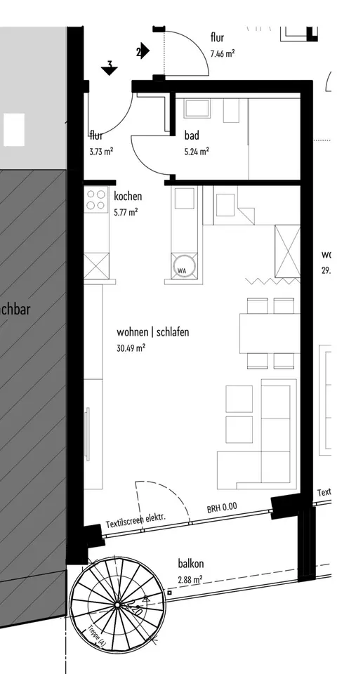 2 Zimmer Wohnung mit 48 m² in Rheine – Bild 3