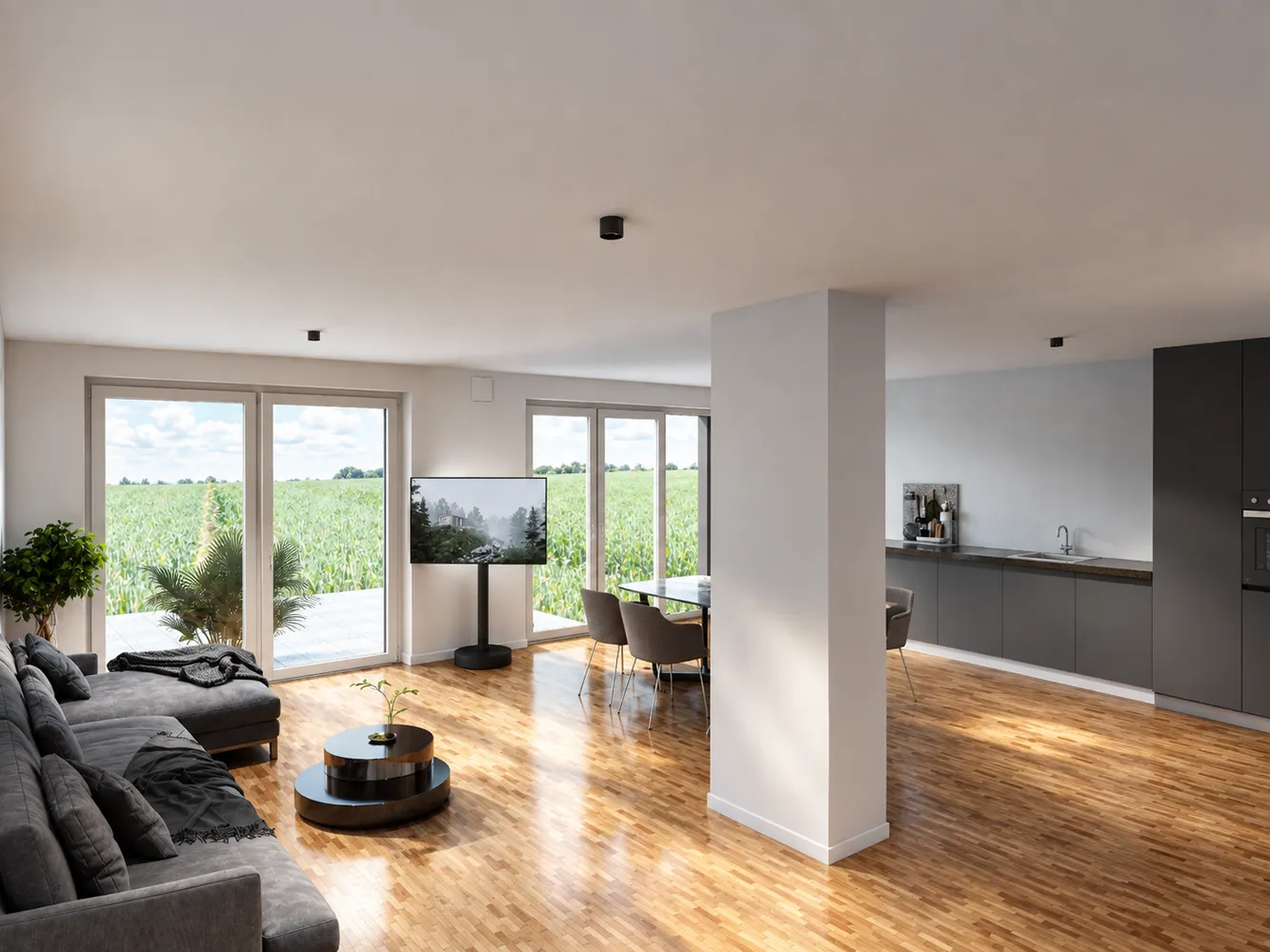 2 Zimmer Wohnung mit 98 m² in Münster – Bild 1