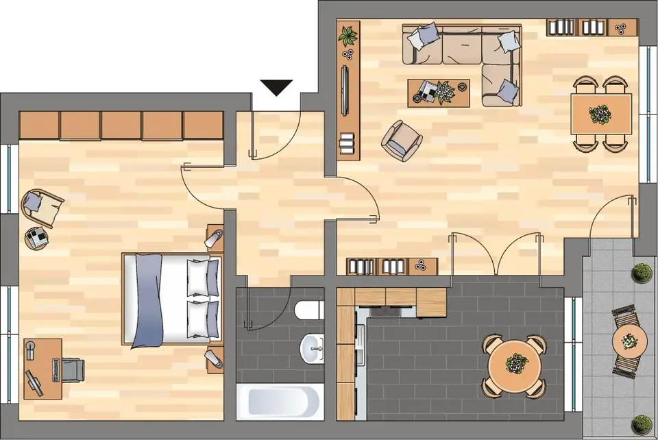2 Zimmer Wohnung mit 60 m² in Krefeld – Bild 5