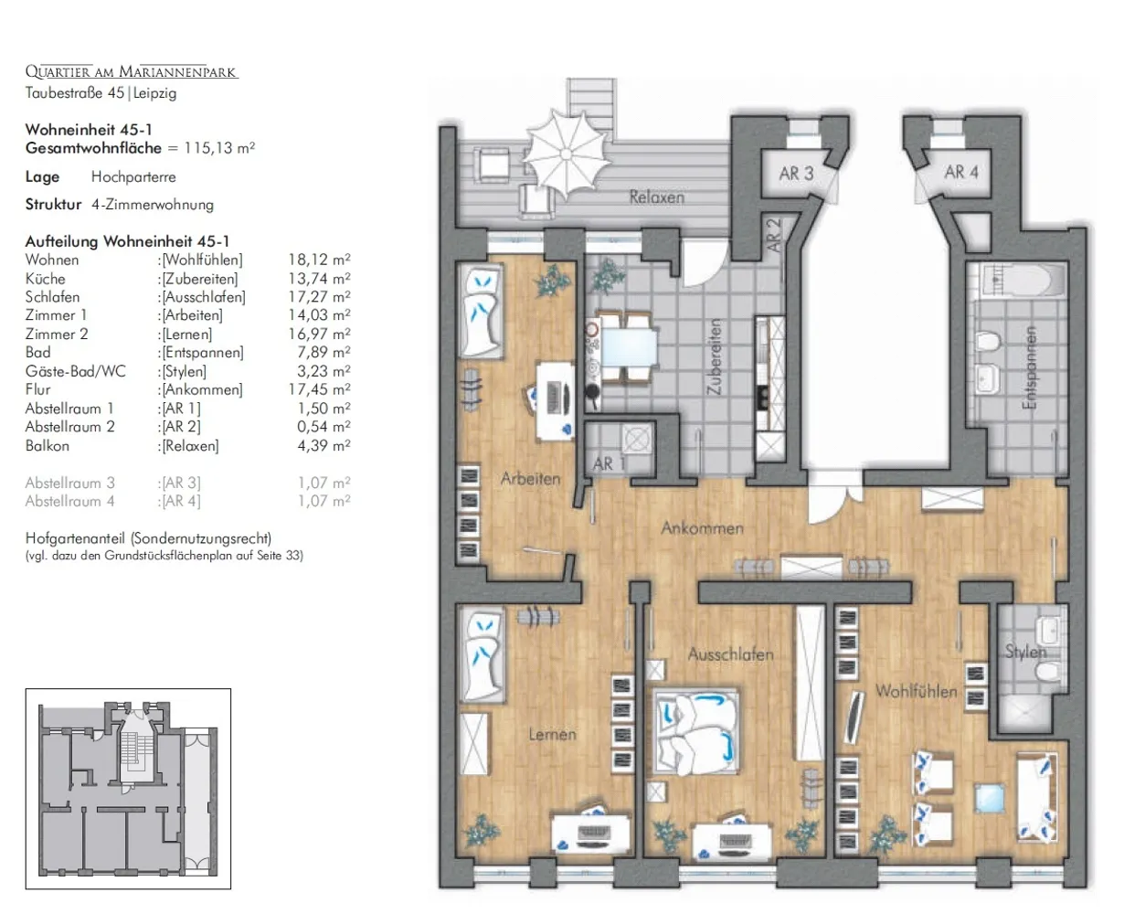 4 Zimmer Wohnung mit 115 m² in Leipzig – Bild 9