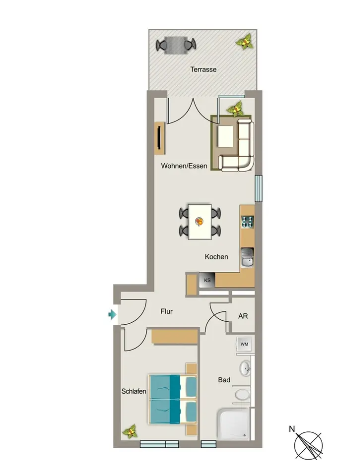 2 Zimmer Wohnung mit 64 m² in Bochum – Bild 5