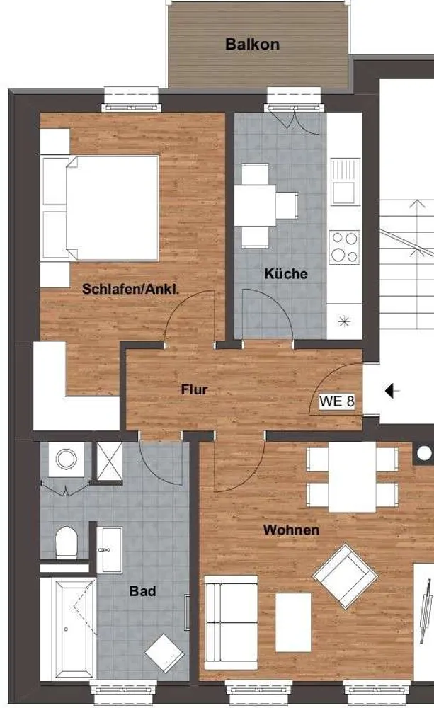 2 Zimmer Wohnung mit 56 m² in Leipzig – Bild 11