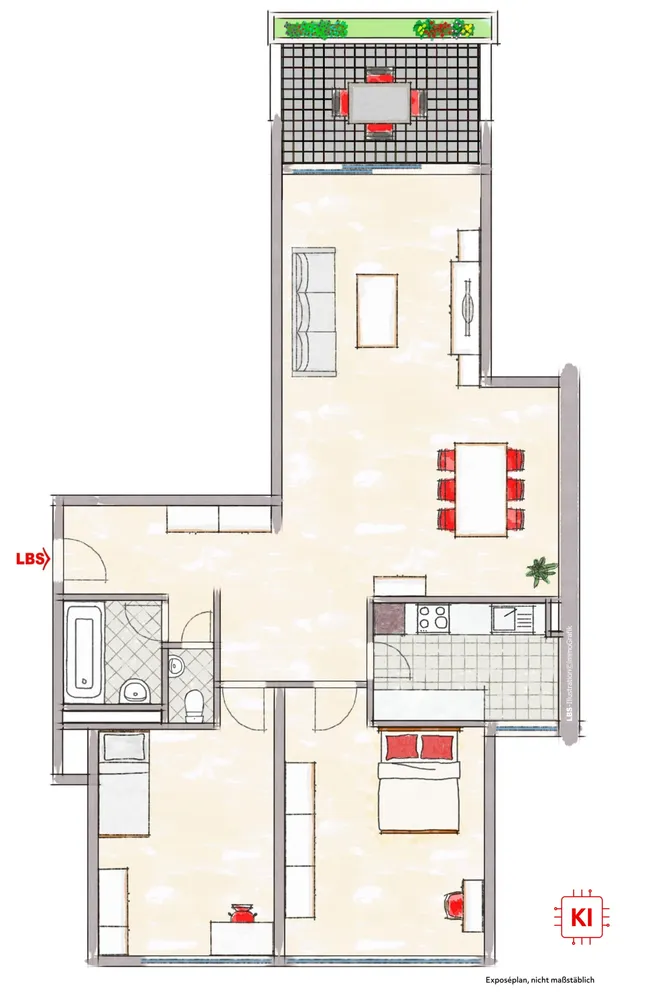 3 Zimmer Wohnung mit 86 m² in Regensburg – Bild 8