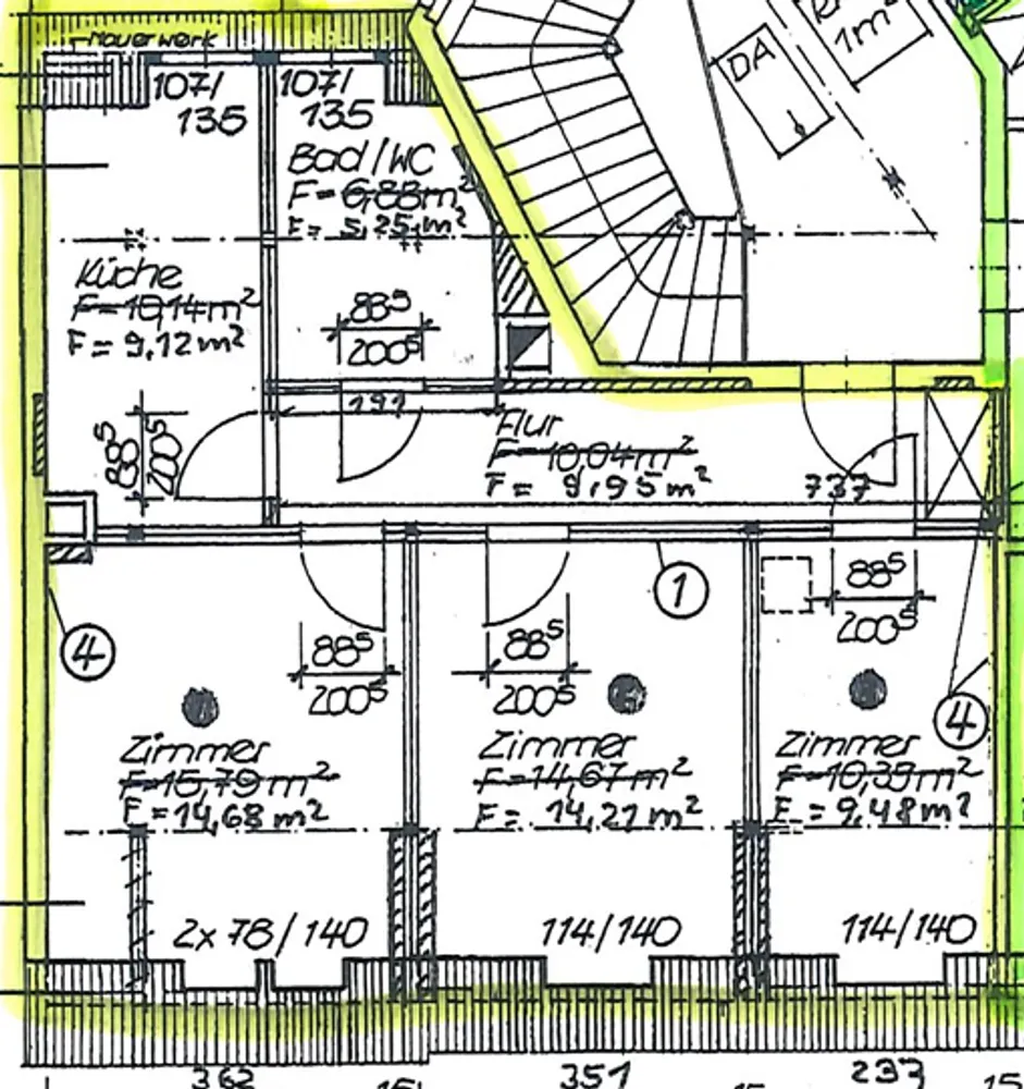 3 Zimmer Wohnung mit 63 m² in Leipzig – Bild 2