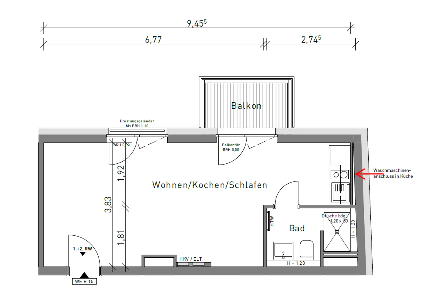 1 Zimmer Wohnung mit 38 m² in Berlin – Bild 10