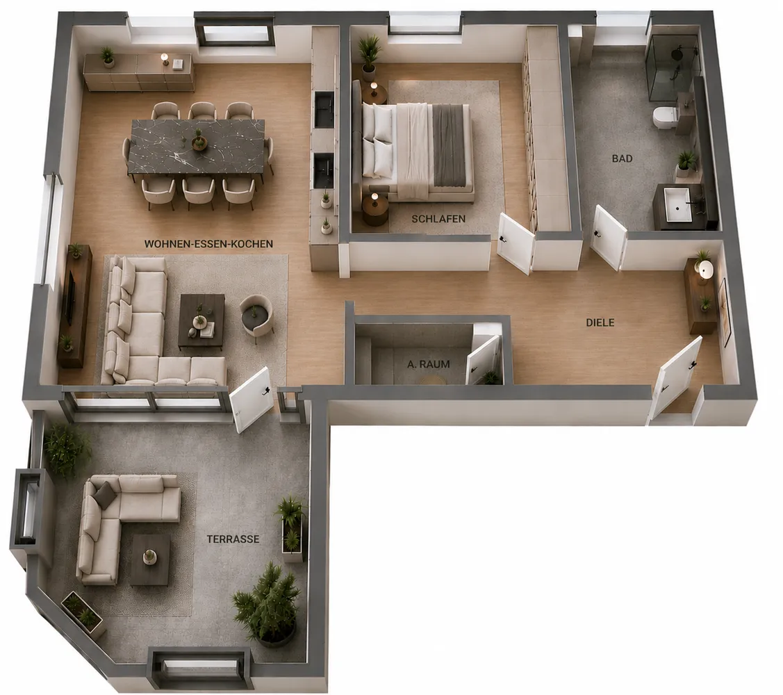 2 Zimmer Wohnung mit 82 m² in Viernheim – Bild 12
