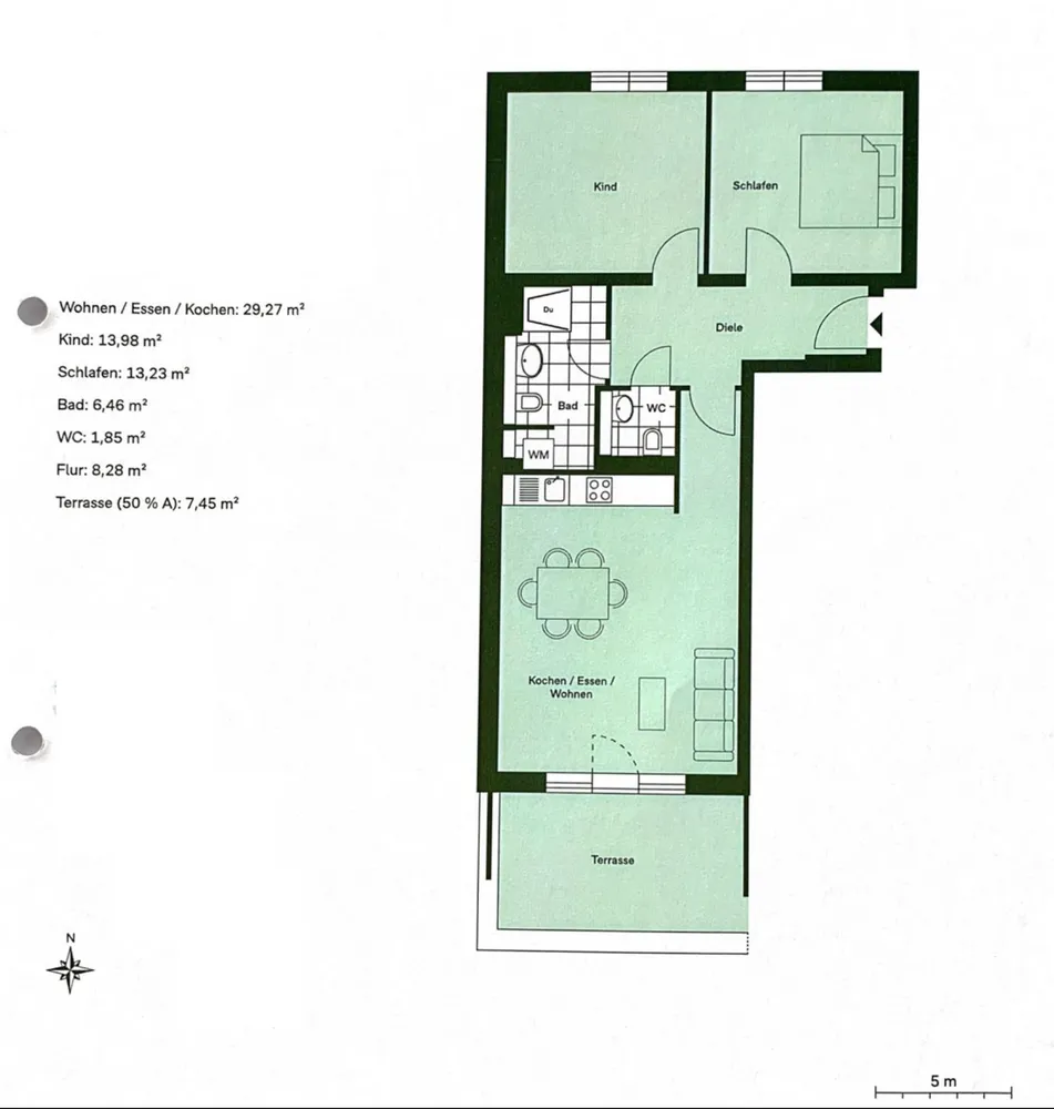 3 room apartment with 80 m² in Bonn – Photo 2