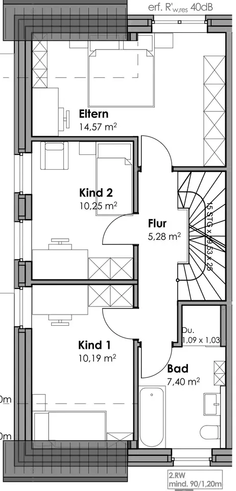 5 Zimmer Haus mit 123 m² in Bocholt – Bild 9