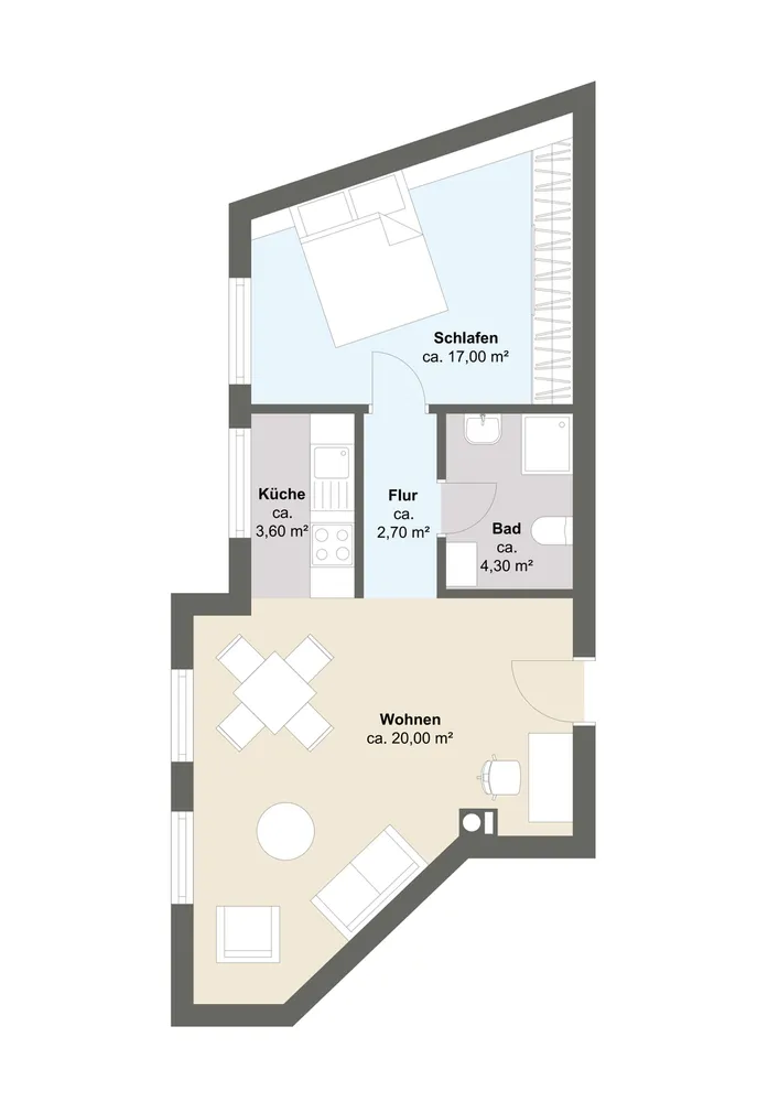 2 Zimmer Wohnung mit 51 m² in Bayreuth – Bild 11
