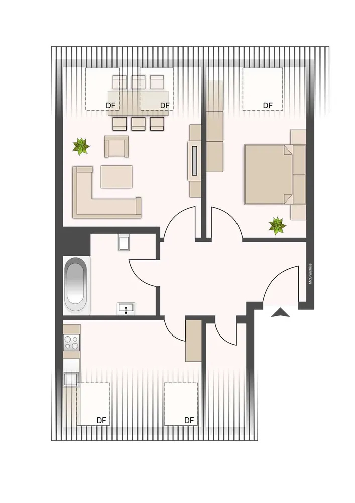 2 Zimmer Wohnung mit 56 m² in Leipzig – Bild 4