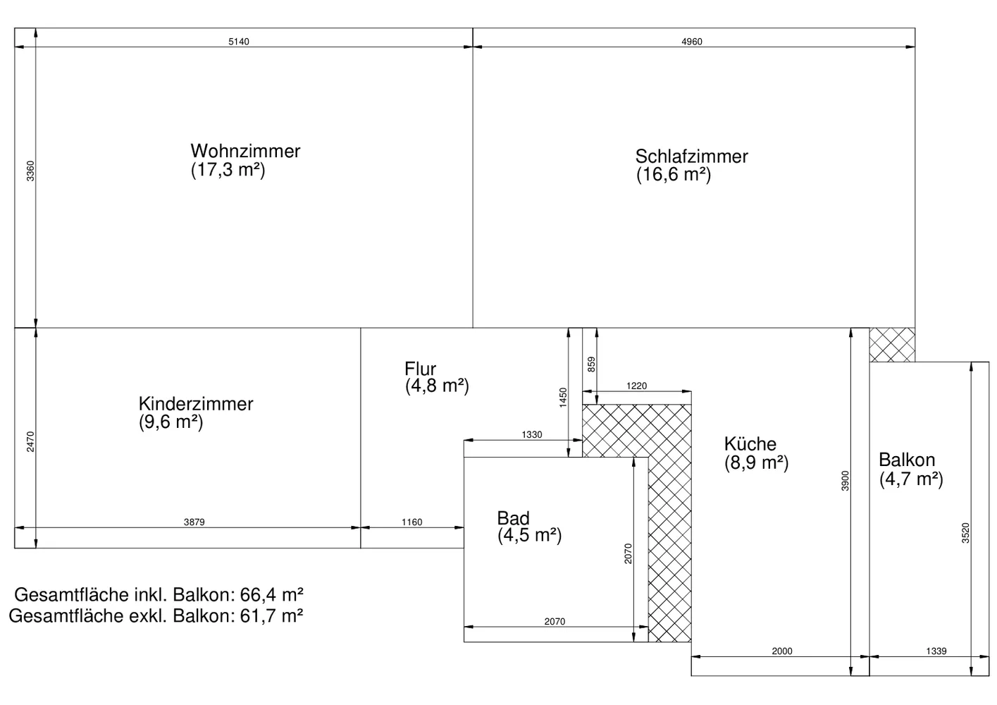 3 Zimmer Wohnung mit 64 m² in Leipzig – Bild 7