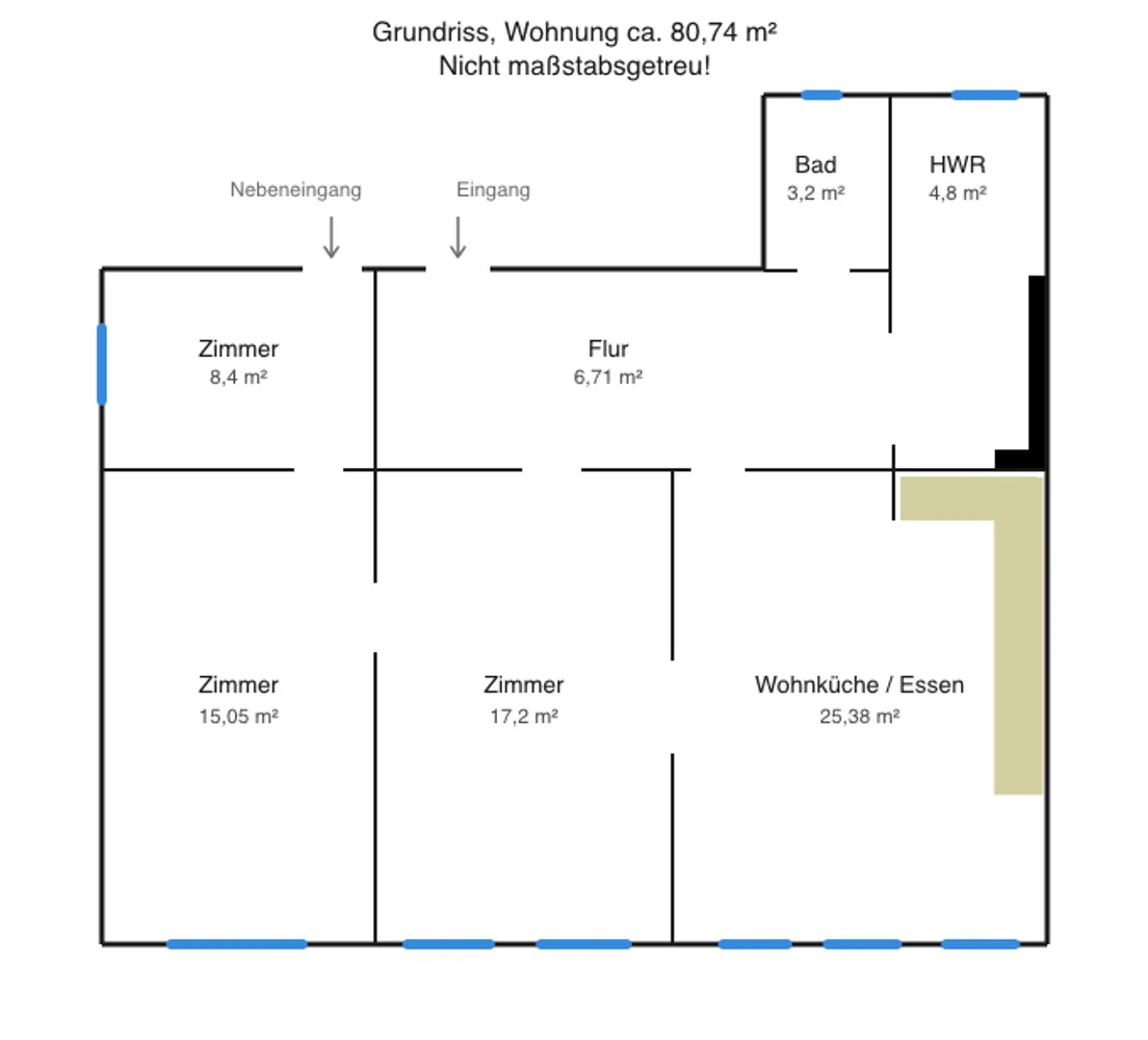 4 Zimmer Wohnung mit 80 m² in Nürnberg – Bild 10