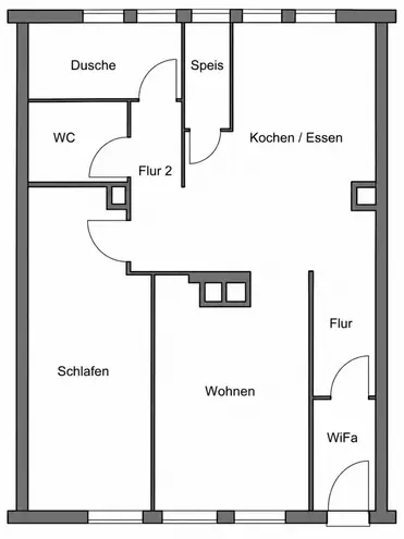 2 Zimmer Wohnung mit 62 m² in Nürnberg – Bild 11
