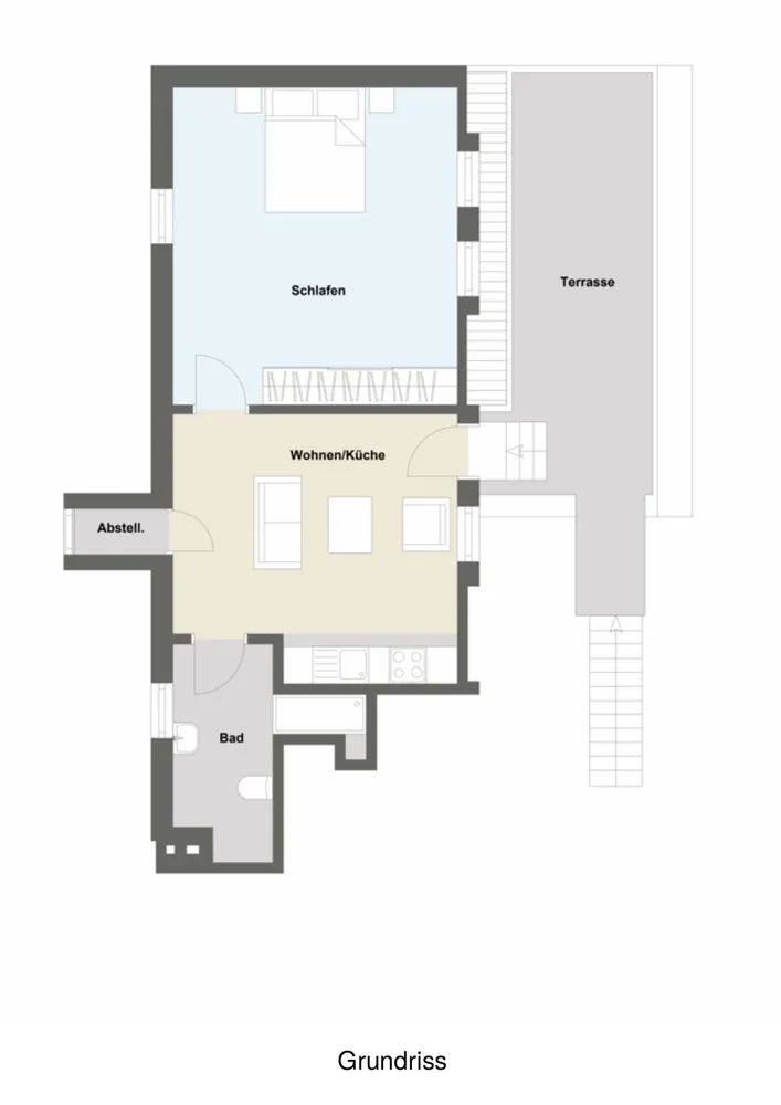 2 Zimmer Wohnung mit 51 m² in Monheim am Rhein – Bild 2